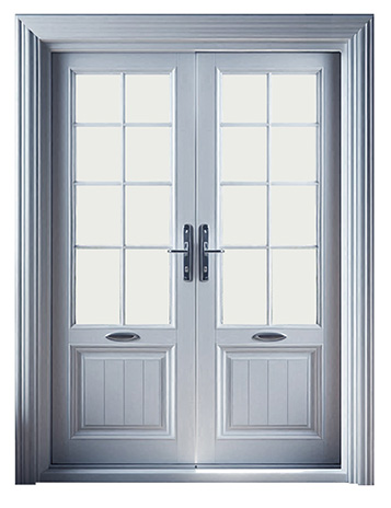 A traditional door style that opens outward or inward, offering an elegant and functional way to access outdoor spaces.